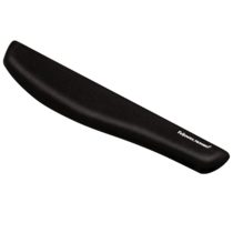 Fellowes PlushTouch Keyboard Wrist Rest with Microban Protection - Ergonomic Wrist Support with Non Slip Rubber Base for Computer Laptop and Home Office - Black