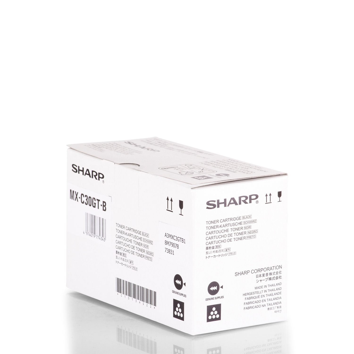Sharp MXC30GTB Toner 6000pages Black Laser Toner & Cartridge - Laser Toner & cartridges (Toner, Black, Sharp, MX-C250F, MX-C300W)