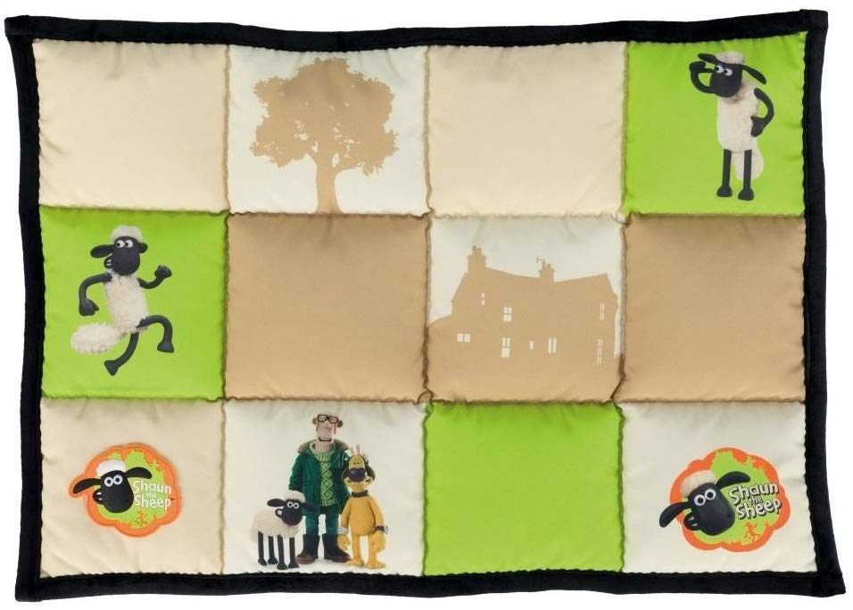 Shaun the Sheep Blanket, 85 x 60 cm, Beige/Green, King