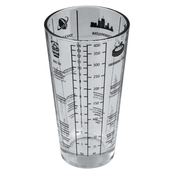 Xavax Glass Cocktail Party Shaker, 400 ml - Silver - Image 4