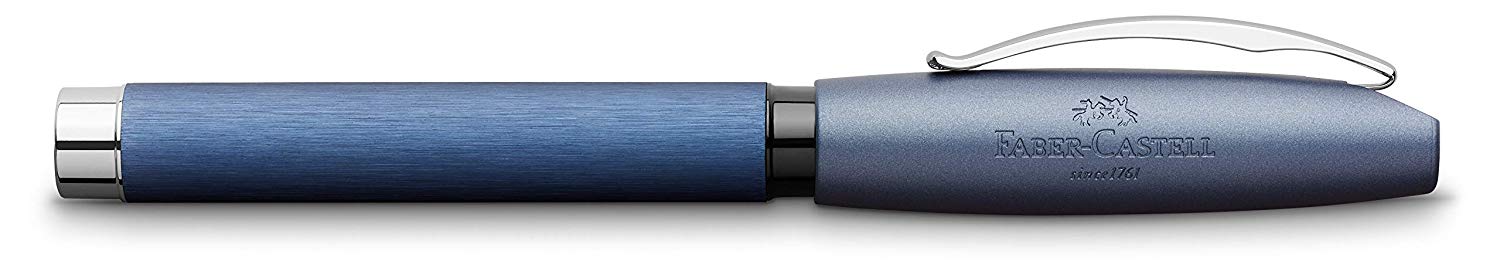 Faber-Castell 148440 Medium Essentio Fountain Pen - Blue - Image 3