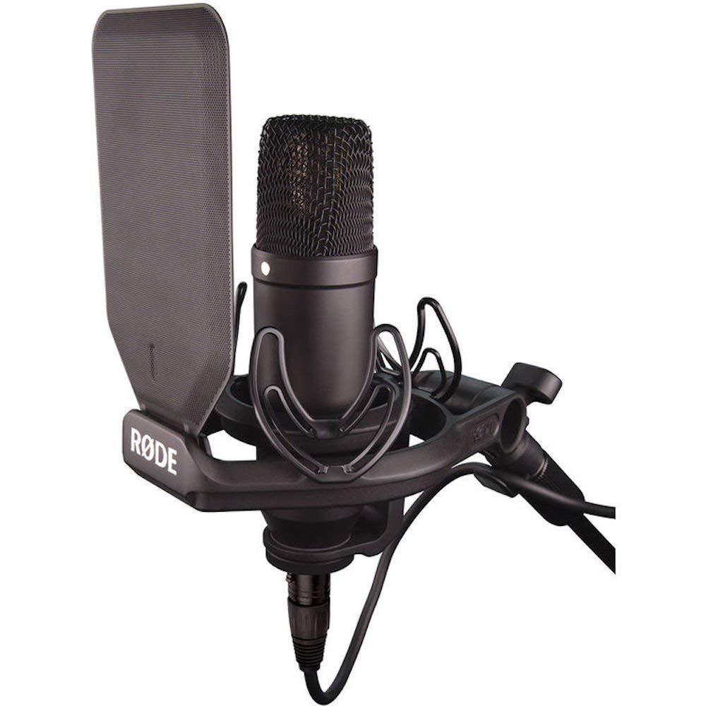 Rdiameter DE NT1 Large-diaphragm Cardioid Condenser Microphone with Shock Mount & Pop Filter for Music Production Vocal Recording - Image 3
