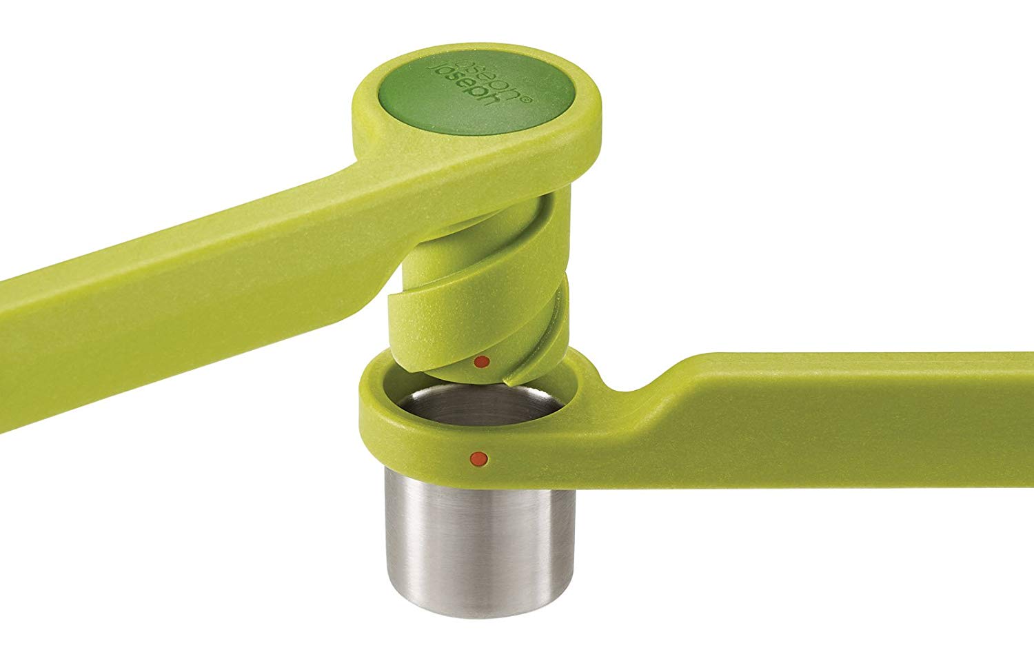 Joseph Joseph Helix Garlic Press, easy crush action, dishwasher safe - Green, 24 - Image 2