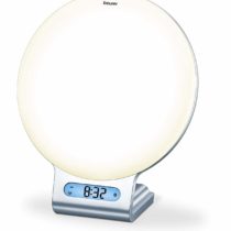 Beurer WL75 Wake-Up Light Alarm Clock | Wake Naturally to a Simulated Sunrise | Relax with a Simulated Sunset | Mood Light and Reading Light Function | Radio Alarm | Pre-Set Wake/Sleep melodies