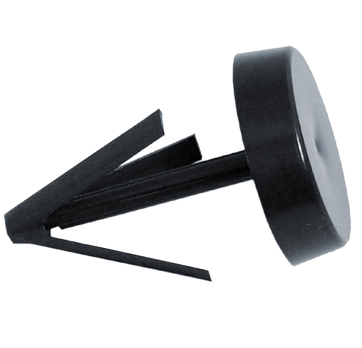 SKT BN610 Plastic tube end cap bung for pole mast up to 60 mm diameter, black - Image 2