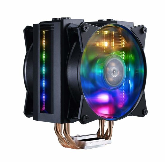 Cooler Master MasterAir MA410M CPU Cooling System - ARGB Hologram Effect, 4 CDC 2.0 Heat Pipes with Thermal Detection, Air Glide Armour and Push-Pull fans - 5 Year Warranty - Image 2