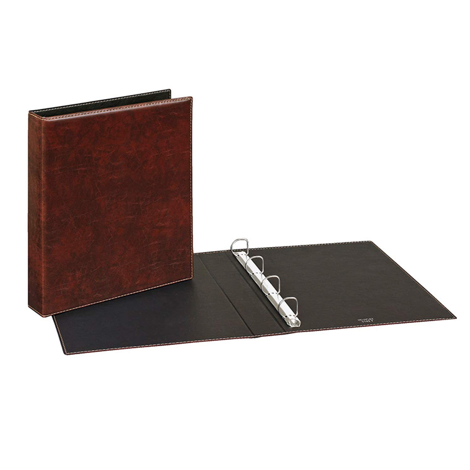 Exquisit Ring Binder A4 4-Rings Brown - Image 2