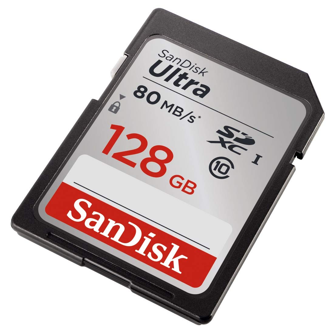 SanDisk Ultra 128 GB SDXC Class 10 Memory Card up to 80 Mbps, Black, Grey - Image 2