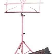 Windsor 050151-PK Adjustable Folding Sheet Music Stand with Carry Case Pink