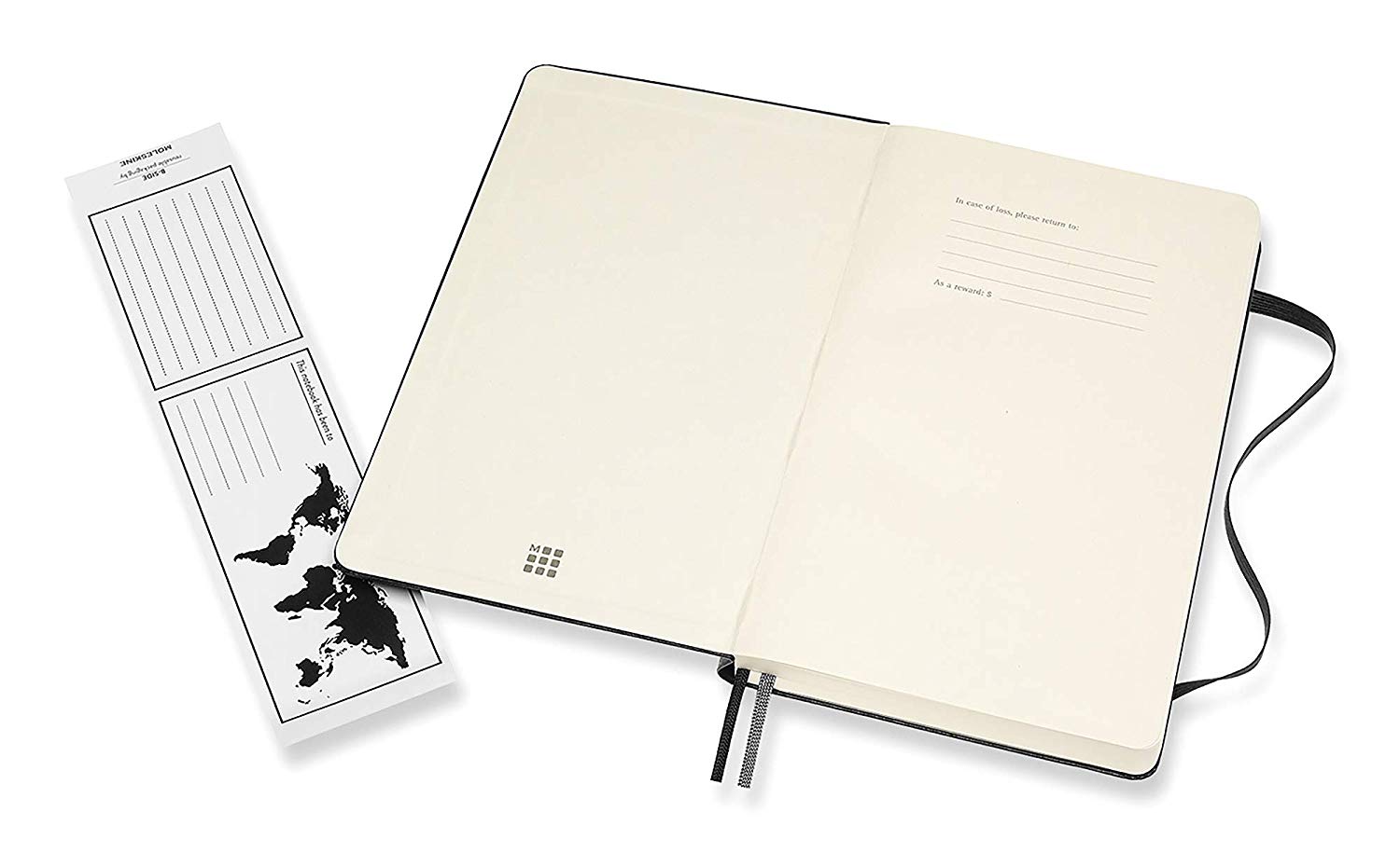 Moleskine, Classic Expanded Plain Paper Notebook, Hard Cover and Elastic Closure Journal, Color Black, Size Large 13 x 21 A5 - Image 4