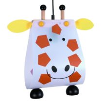 Niermann Standby Plastic/Wood Pendulum Light, Giraffe, E27 (Edison Screw), Multi Color