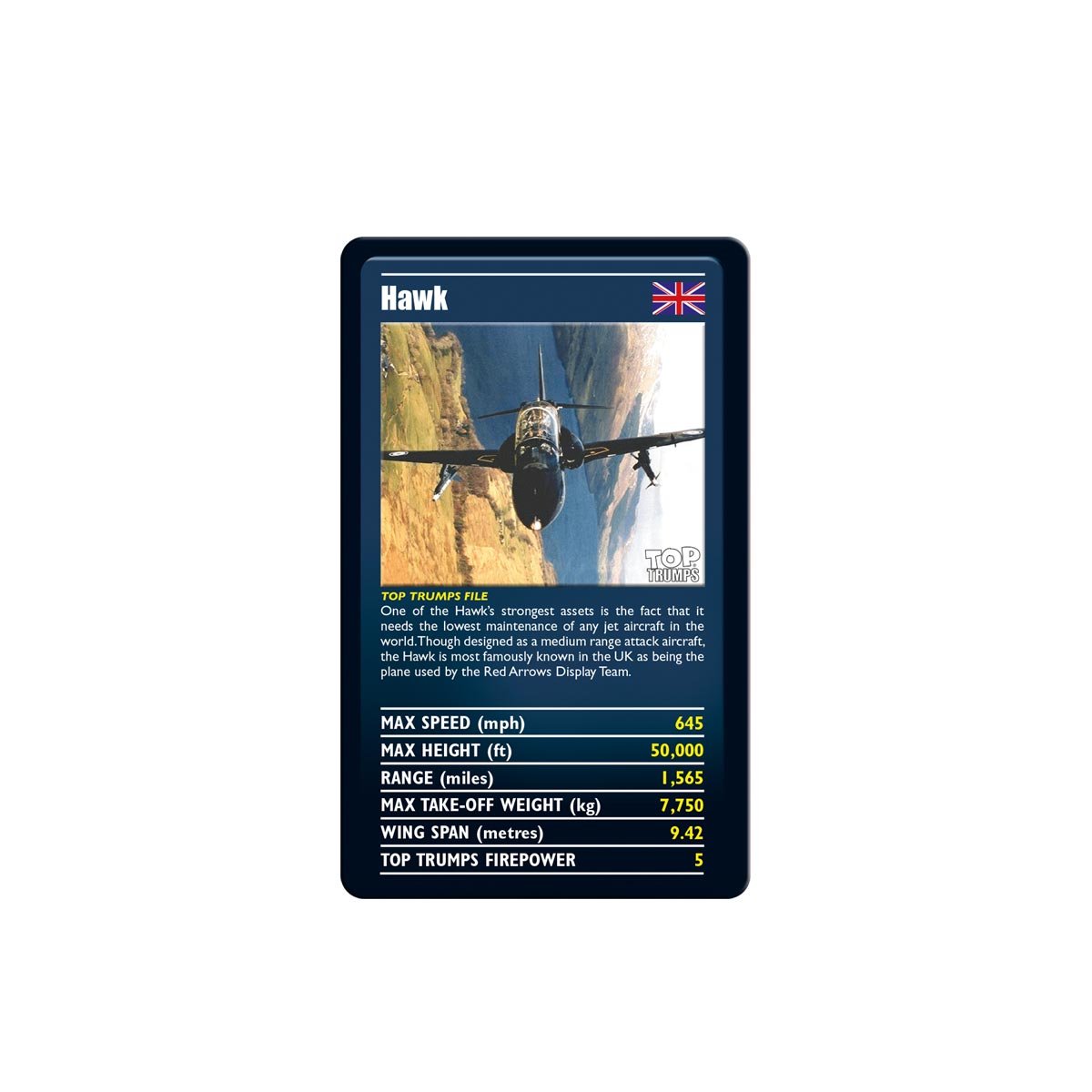 Ultimate Military Jets Top Trumps Card Game, 85mm x 140mm x 20mm - Image 4