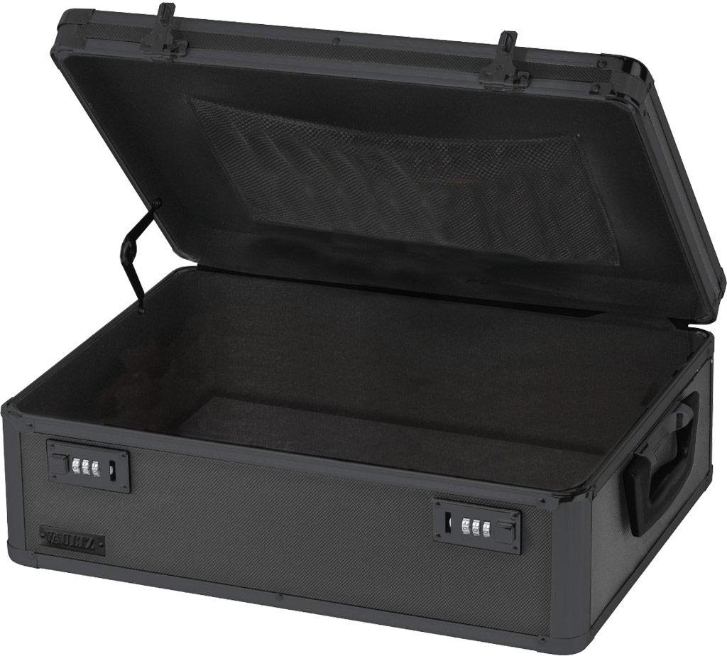 Vaultz Storage Lock Box, 6.5 x 19.25 x 13.5 Inch Lockable Dorm Storage Trunk with Combination Lock, Briefcase, Medicine Box