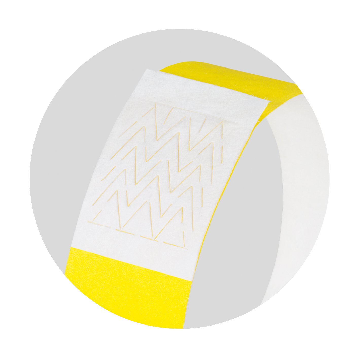 SIGEL EB223 Event Wristband, soft, 25.5 x 2.5 cm, neon Yellow, 520 Pieces, yellow neon - Image 2