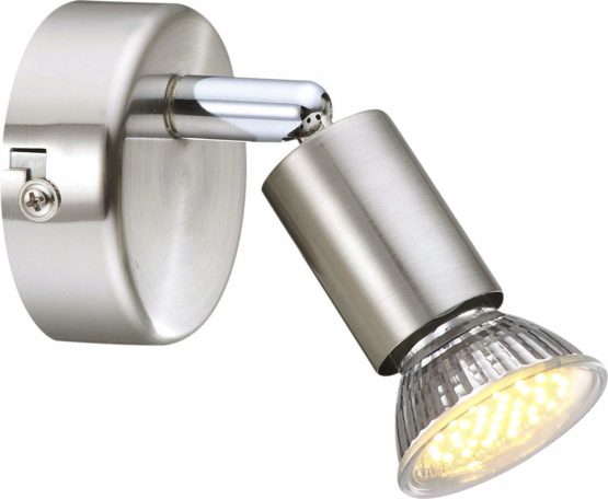 globo GU10 3000 K 23 Watt Matrix Spotlight Nickel Matt LED