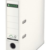 Leitz Lever Arch File, White, Plastic, A4, 8 cm spine, 10100001
