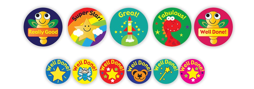 SuperStickers Animals, Stars and Gadgets Stickers (590 x 35mm/10mm Stickers), Multicoloured, 10 x A4 sticker sheets - Image 2