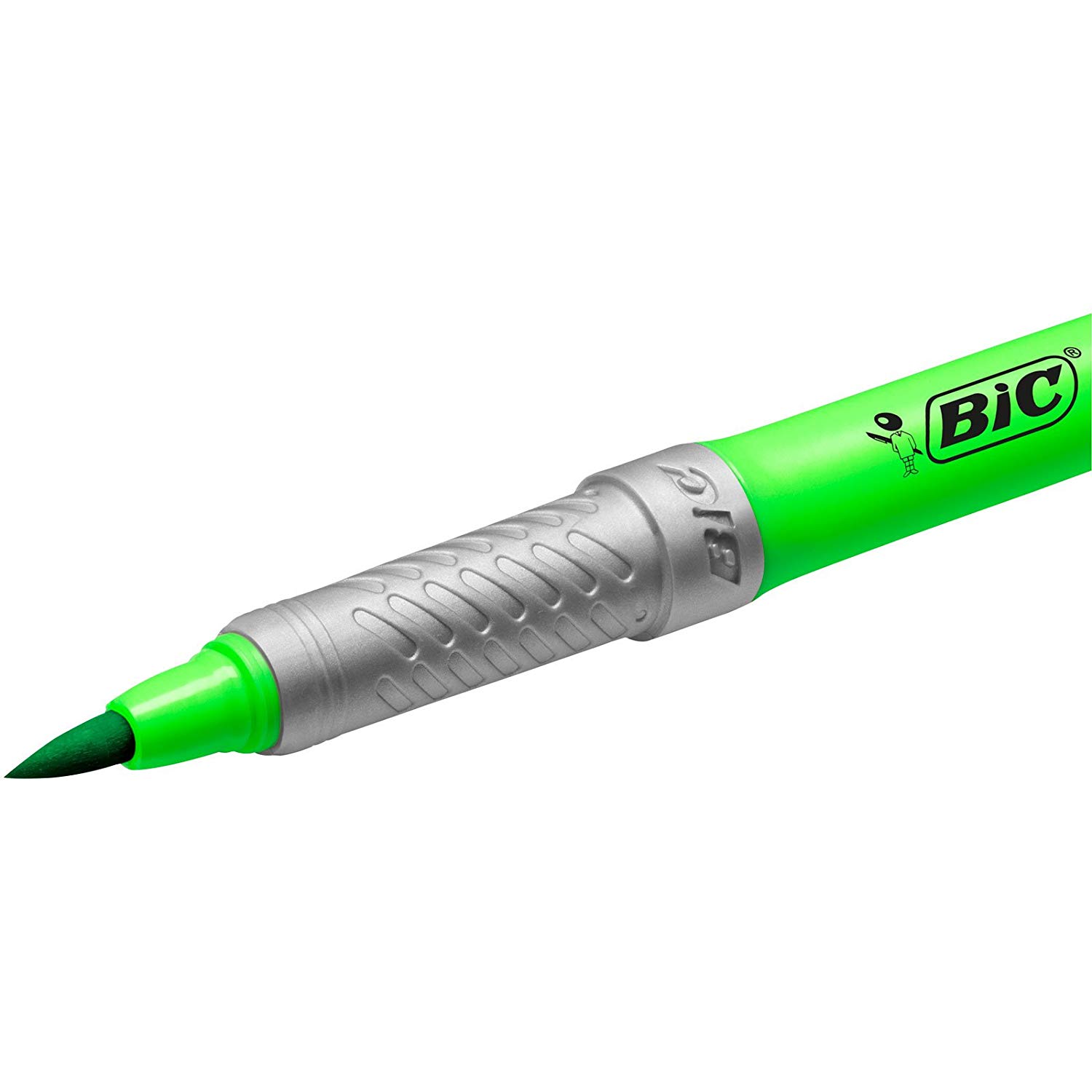 BIC Highlighters Flex Assorted Fluorescent Colours 4 Pack, Assorted Colours, 1 count (Pack of 4) - Image 3