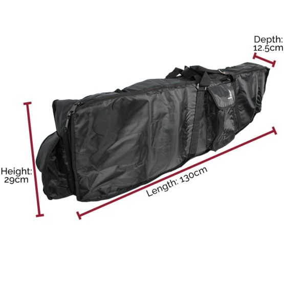 Axus K88BG Rocket 88 Note Keyboard Bag - 130 x 29 x 12.5cm, BLACK - Image 2