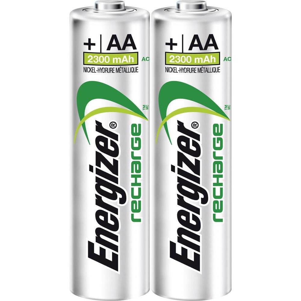 Energizer NimH Rechargeable Extreme Mignon Battery 1.2 Volt 2300 mAh Pre-Charged Pack of 2, silver - Image 2