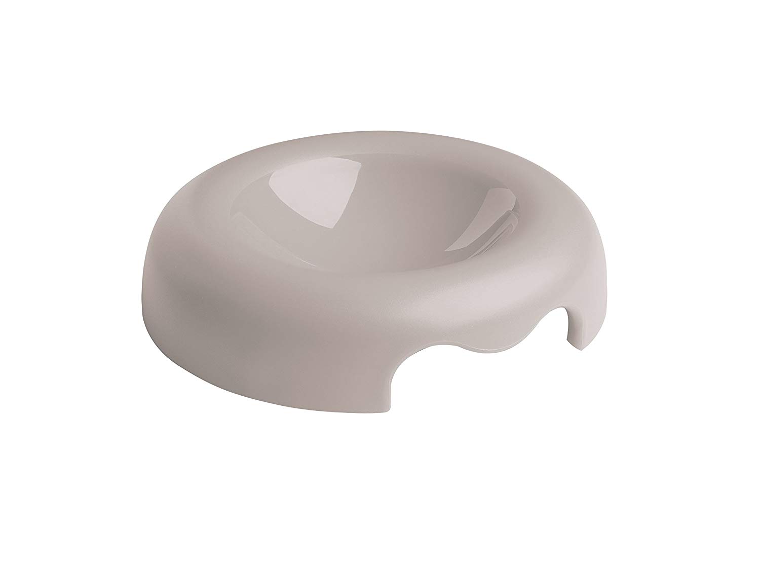United Pets Kitty Cat Bowl, 120 ml, Grey, gray