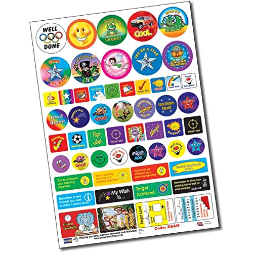 School Sticker Storage Folder Containing 621 Motivational Childrens Pupils Praise Reward Stickers Primary Teaching Services - Image 4