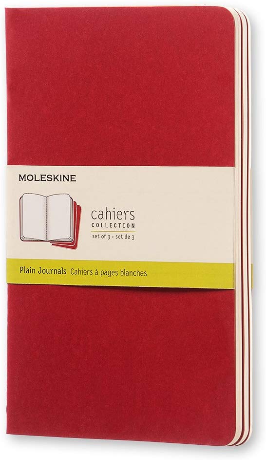 Plain Cahier: Large (Moleskine Srl), S31038, Red