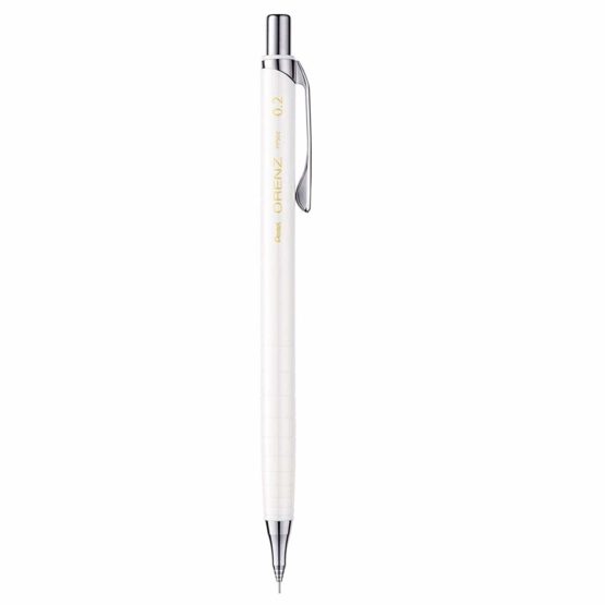 Pentel PP500 Orenz Mechanical Pencil with Lead Guide B, 1 Piece Gift Box 0,2 mm White