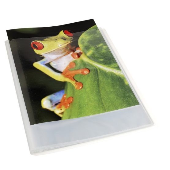 Exacompta Kreacover Semi-Rigid PP Display Book, A4, 40 pockets - Clear - Image 3