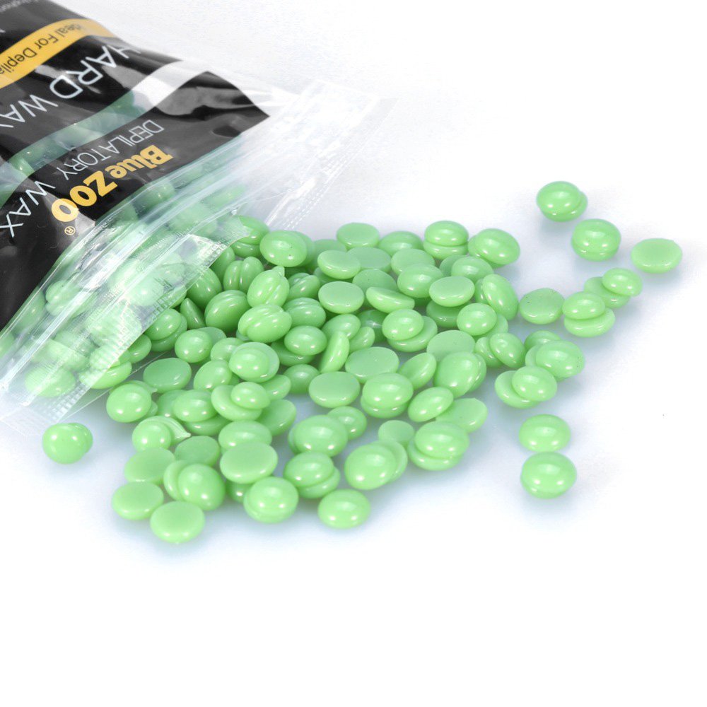 Blue Zoo Original Hair Removal Hard Wax Beans, Tea Tree Green BigaMart