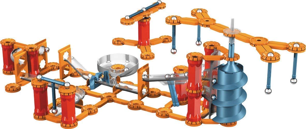 Geomag 774 Mechanics Gravity Shoot and Catch Blue, Orange, Red- 243 Pieces, Blu, Orange, Red - Image 2
