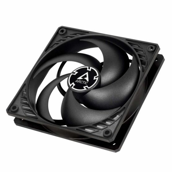 ARCTIC P12 Silent - 120 mm Case Fan, Pressure-optimised, Very quiet motor, Computer, Fan Speed: 1050 RPM - Black - Image 4