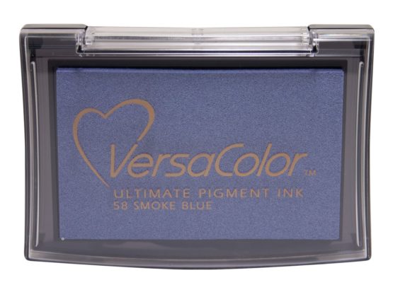 Tsukineko VC058 Versacolor Pigment Ink Pad - Smoke Blue