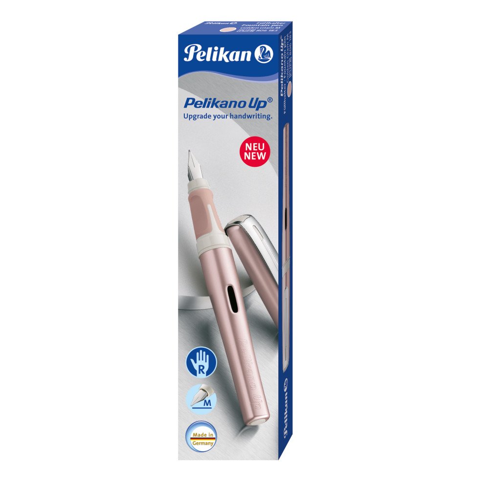 Pelikan 806183 Pelikano Up Golden Glam Fountain Pen for Right-Handed Users, Nib M - Image 4