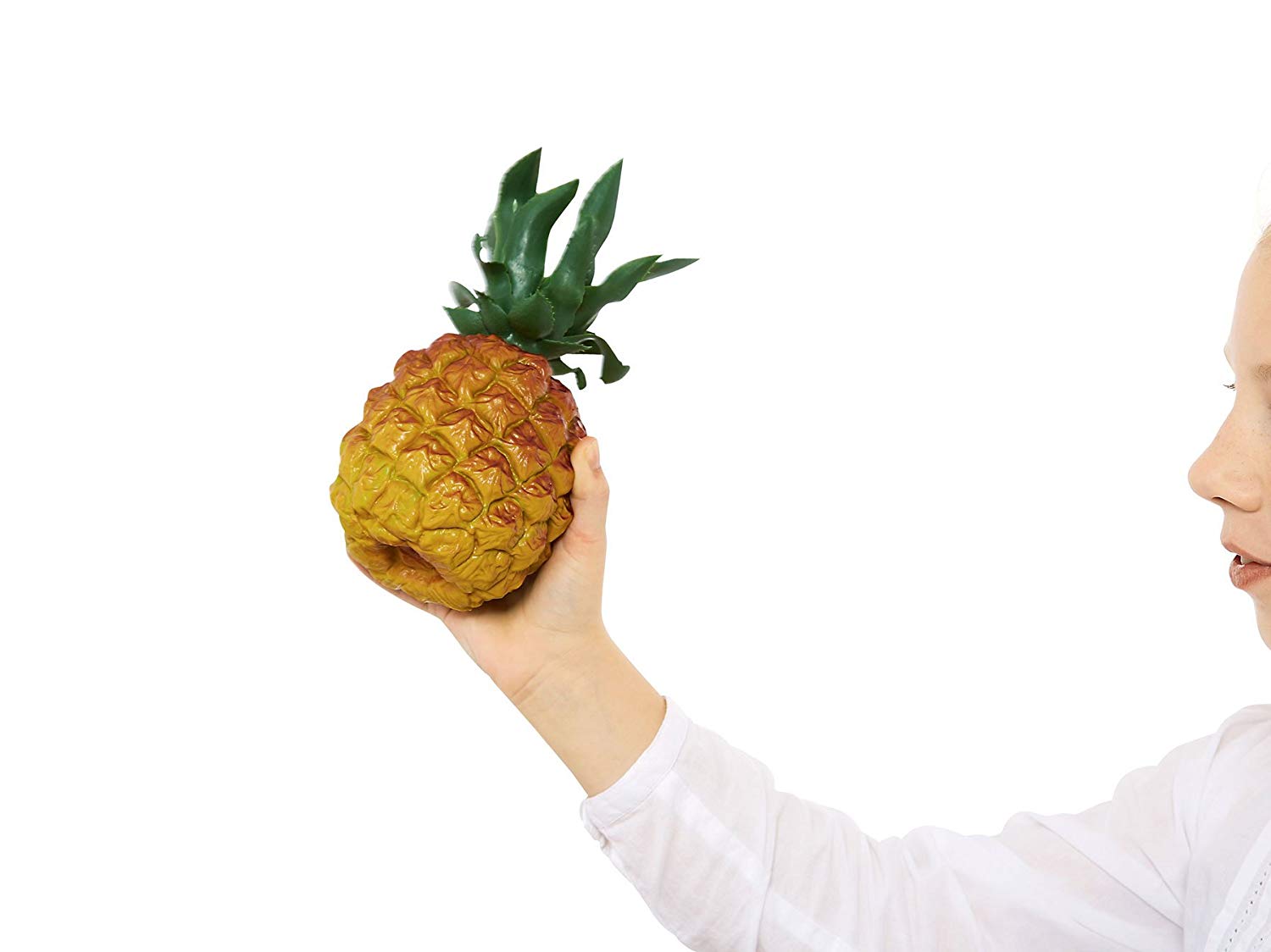 Nino Percussion Fruit Shaker Pineapple - Musical Instrument for Children from 3 Years - Plastic, Multicolored (NINO595) - Image 2