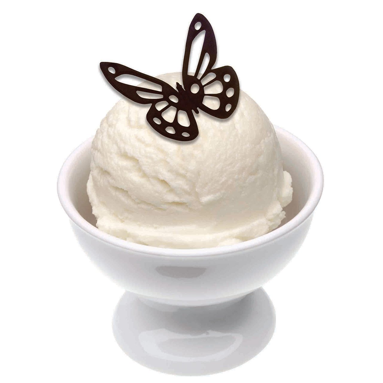 PME 139873 JEM Lacy Butterfly Cutters, Set of 4, White, for Cake Decorating - Image 3