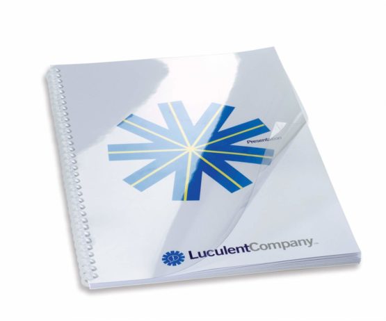 GBC HiClear Binding Covers, 240 micron, A3, Clear, Pack of 100, 78500306