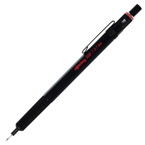 Rotring 500 Mechanical Pencil 0.7mm - Black Barrel