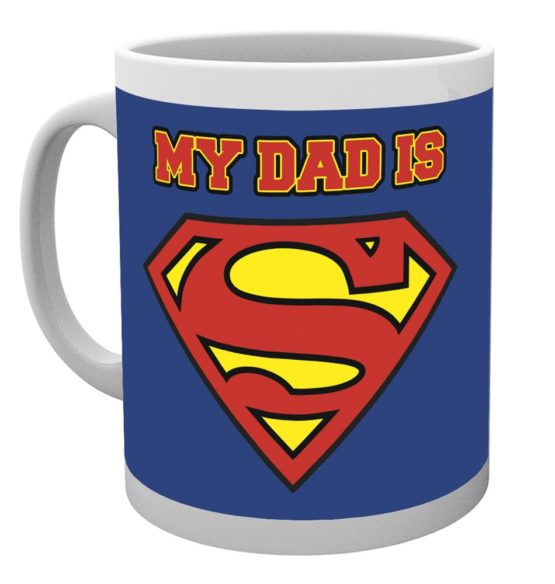 GB eye MG0926 LTD, Superman, My Dad is Superdad, Mug, Wood, Multi-Colour