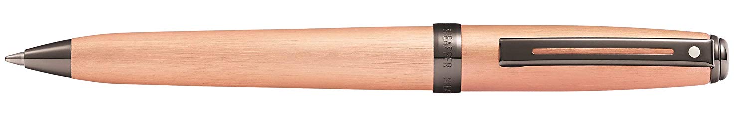 Sheaffer Prelude - Refillable Ballpoint Pen, Brushed Copper, Gunmetal Tone PVD Trim, Copper Tone