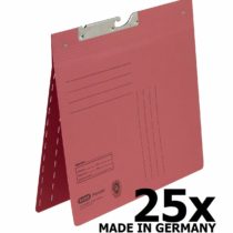 Elba 90462BL Suspension File Manila Cardboard Recycled Material 320 g/m² Commercial Binding and Slit Pack of 25 Blue Hanging Files, Manila Cardboard (RC) 320g / m² red