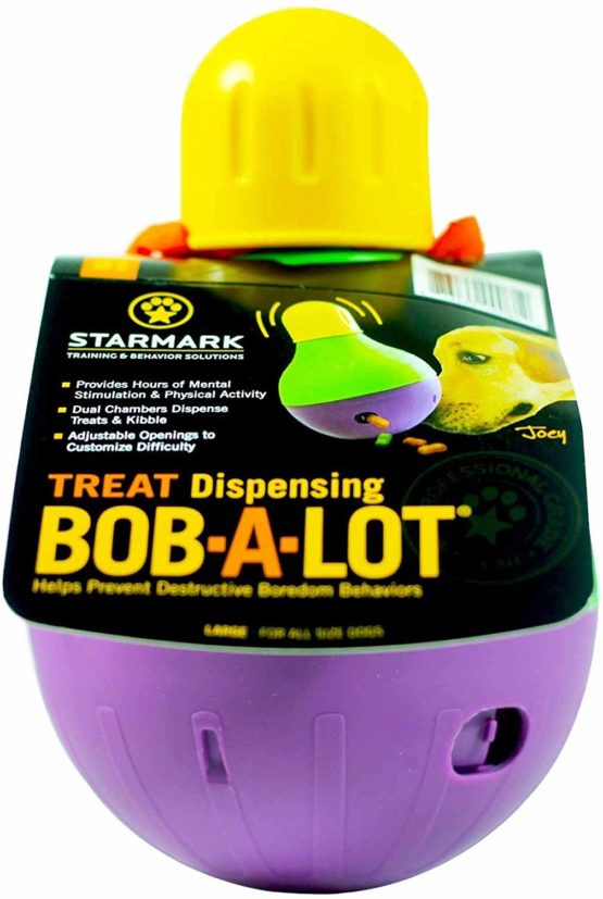 Starmark Bob-a-Lot Interactive Dog Toy, Large