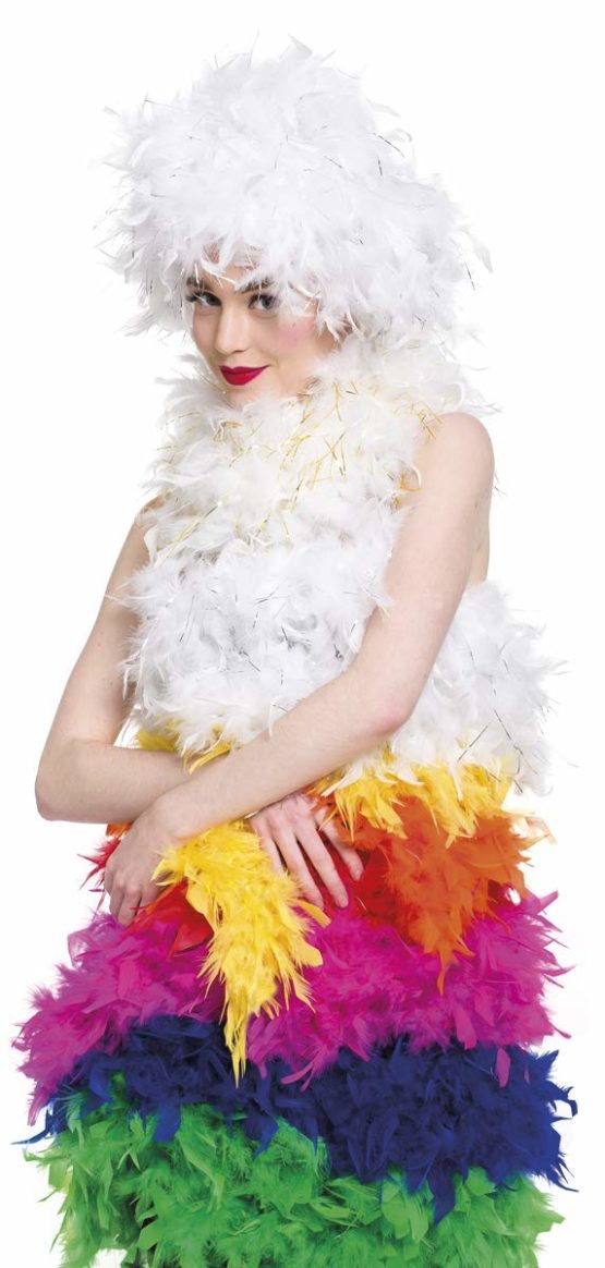 Folat 62073 Feather Boa Pink Magenta 180cm - Image 2