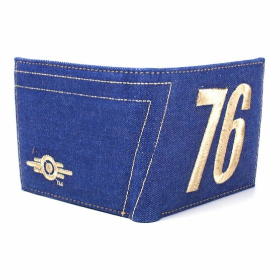 Fallout - Vault 76 Vintage Denim Bifold Wallet - Image 4