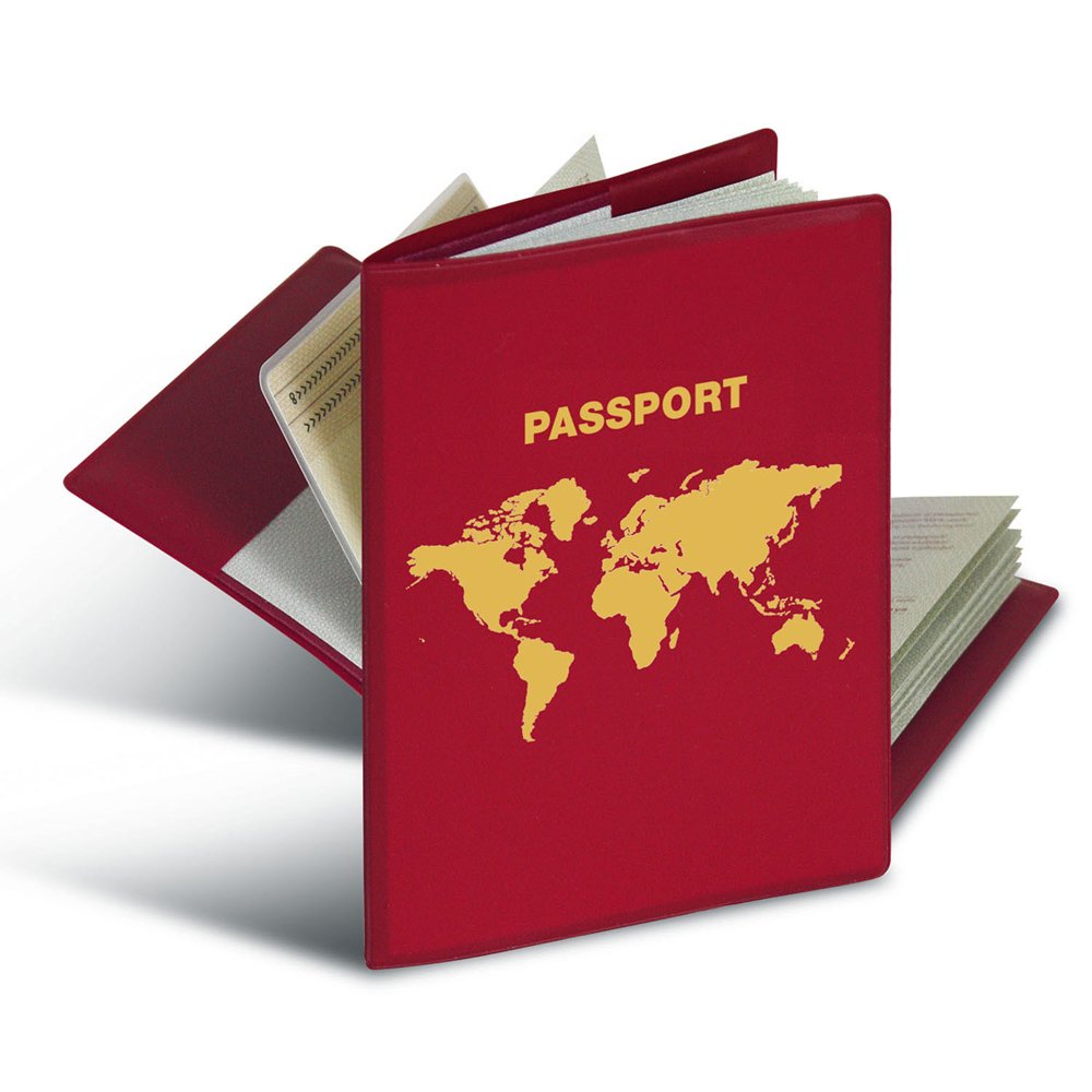 Herma 5549 N RFID Protective Cover for Passport with Two Inside Pockets, Red, 15.2 cm x 10.6 cm x 1 cm - Image 2
