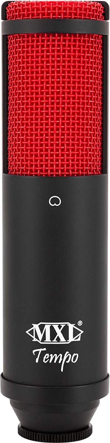 MXL Tempo USB Microphone, Black/Red, 2.95 x 5.91 x 12.20 inches - Image 2
