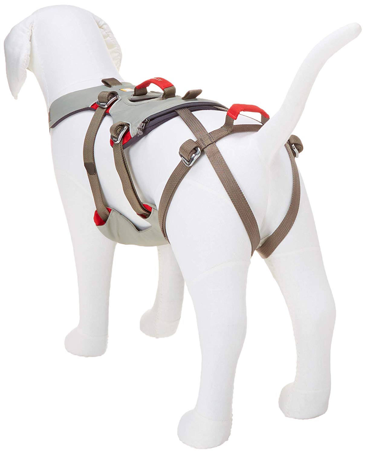 Ruffwear Climbing Harness for Dogs Medium Breeds, Adjustable Fit, Size: Medium, Cloudburst Grey, Doubleback Harness, 30301-045M - Image 3