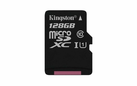 Kingston Canvas Select (SDCS/128GBSP) MicroSD Class 10 UHS-I Speeds Up to 80 MB/s Read (Card only) - Bring Your HD Videos to Life