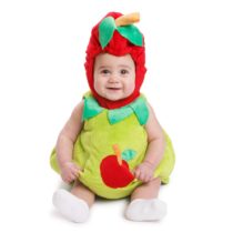 Dress Up America 867-6-12 Sugar Sweet Baby Apple Costume, 6-12 Months (Weight: 7-9.5 kg, Height: 61-71 cm)