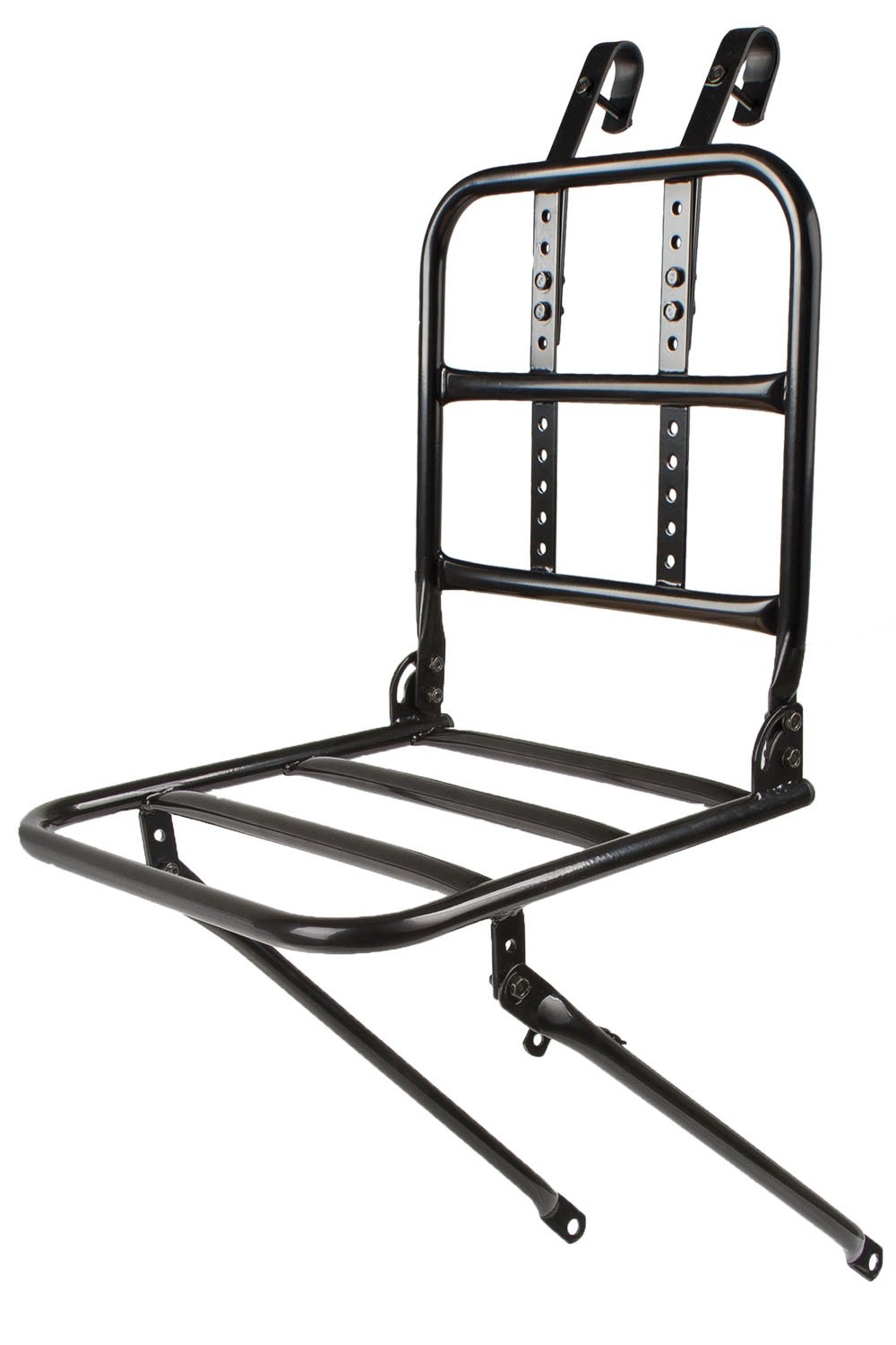 Cicli Bonin Ventura Luggage carrier with handlebar holder and lamp holder, collapsible, with stable steel tubes